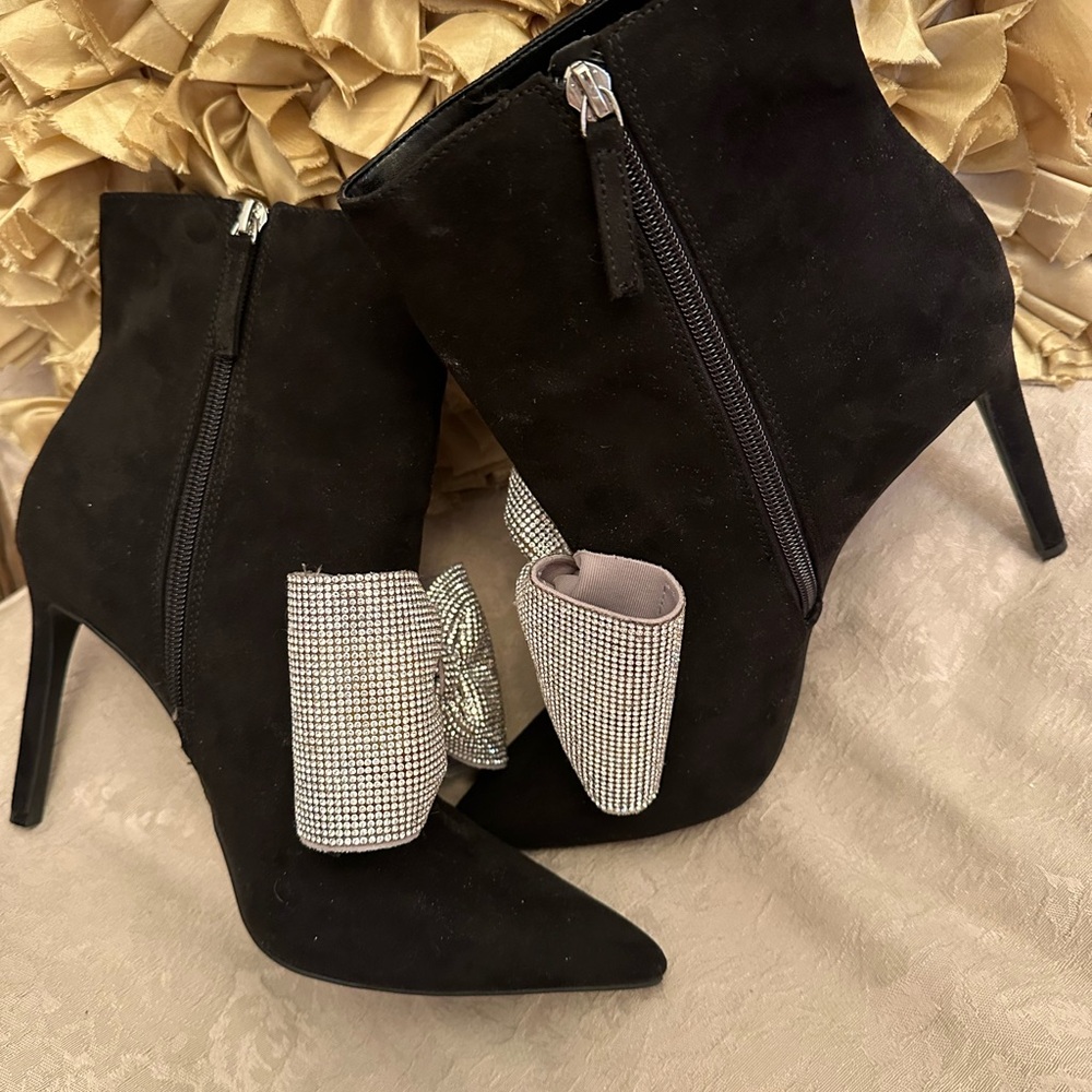 Rhinestone Booties - image 5